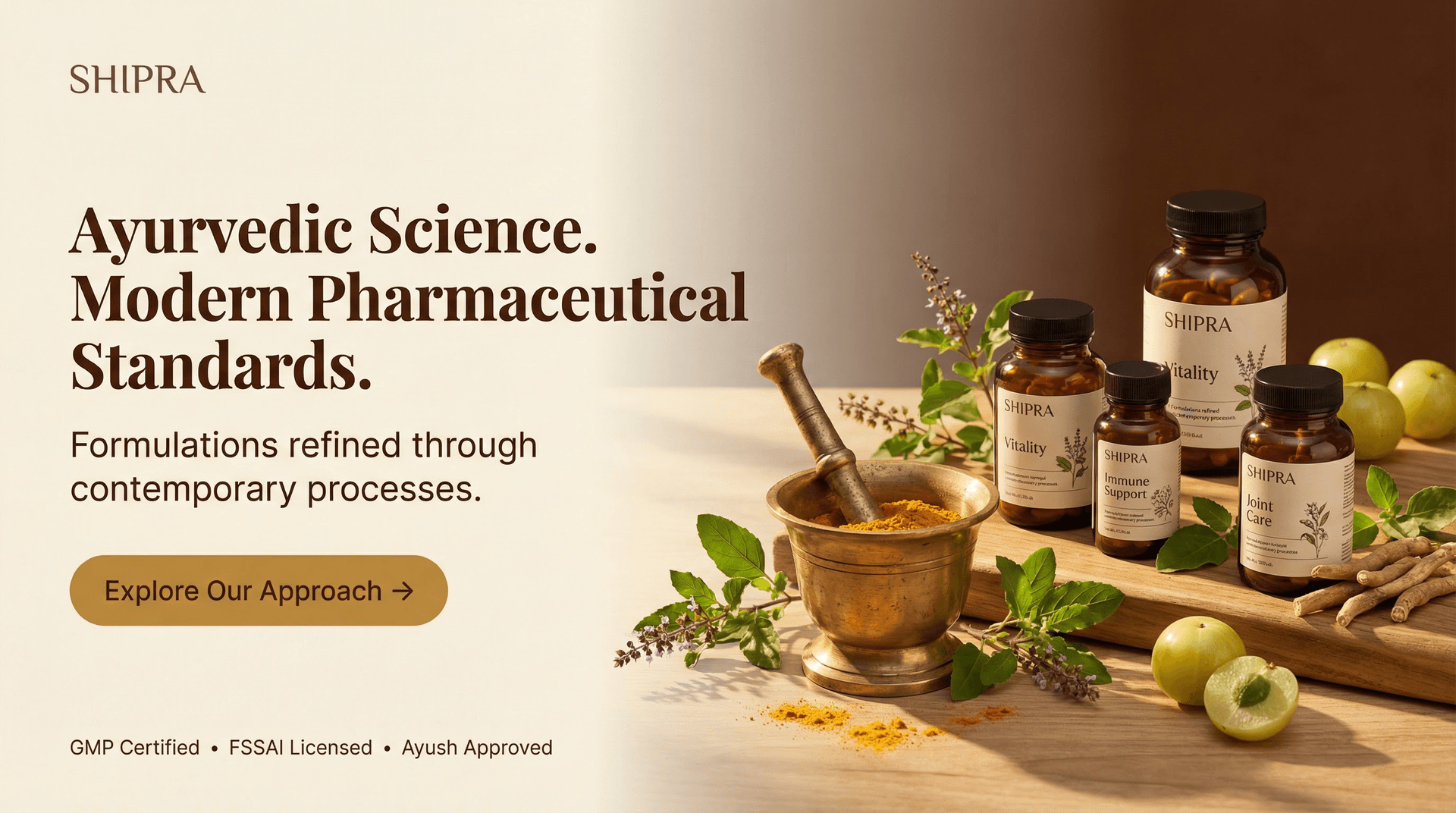 Ayurvedic Science Modern Pharmaceutical Standards - Explore Our Approach